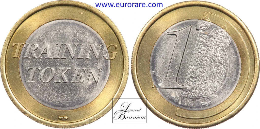 1 euro (2001) training token
